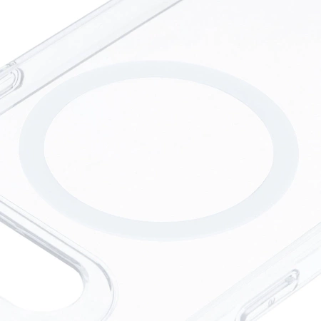 Etui z pierścieniem magnetycznym Bizon Case CrystalO do Nothing Phone (3a), przezroczyste