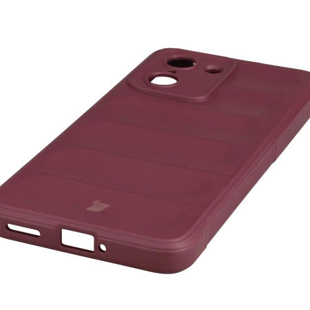 Pancerne etui Bizon Case Tur do OnePlus Nord CE5 5G, burgundowe