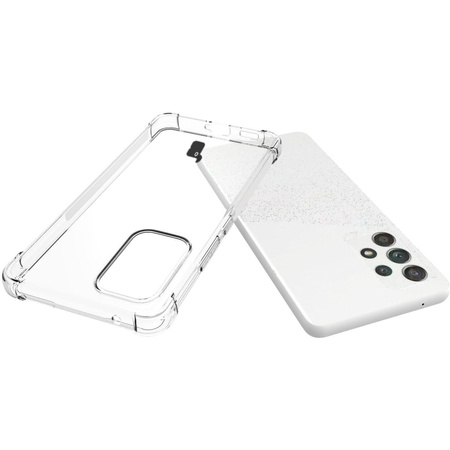 Etui + 2x szkło + obiektyw Bizon Case Clear Pack do Galaxy A53 5G, przezroczyste