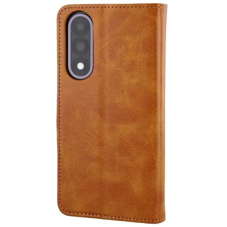 Etui z klapką Bizon Case Pocket do OnePlus Nord 5, brązowe