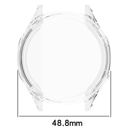 Etui Bizon Case Watch Felipe do Huawei Watch GT 5 46 mm, przeźroczyste