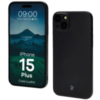 Etui Bizon Case Łupka do iPhone 15 Plus, czarne