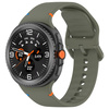 Silikonowy pasek Bizon Strap Watch Silicone G do Galaxy Watch 8 40 mm / 44 mm / 8 Classic 46 mm, ciemnozielony