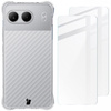 Etui + 2x szkło Bizon Case Clear Pack do OnePlus Nord 4, przezroczyste