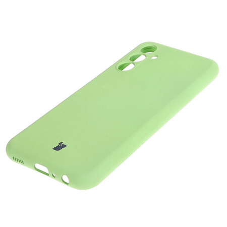 Etui Bizon Case Silicone do Galaxy M34 5G, jasnozielone