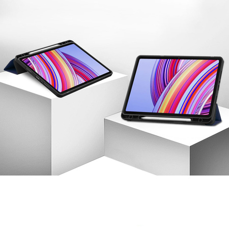 Etui z klapką Bizon Case Tab Lizard do Xiaomi Redmi Pad Pro 12.1, granatowe