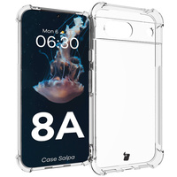 Etui Bizon Case Salpa do Pixel 8A, przezroczyste