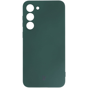 Etui Bizon Case Silicone Sq do Samsung Galaxy S23 Plus, ciemnozielone
