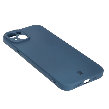 Etui Bizon Case Silicone do Apple iPhone 15 Plus, granatowe