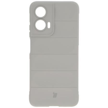 Pancerne etui Bizon Case Tur do Motorola Moto G35 5G, jasnoszare