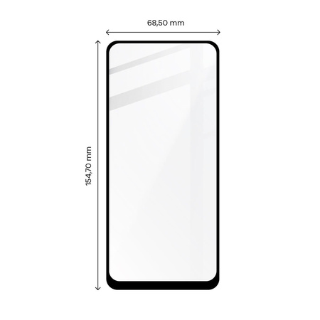 Szkło hartowane Bizon Glass Edge do Realme 8 / 8 Pro, czarne