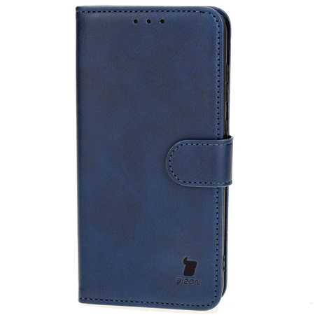 Etui z klapką Bizon Case Pocket do Galaxy S23 FE, granatowe