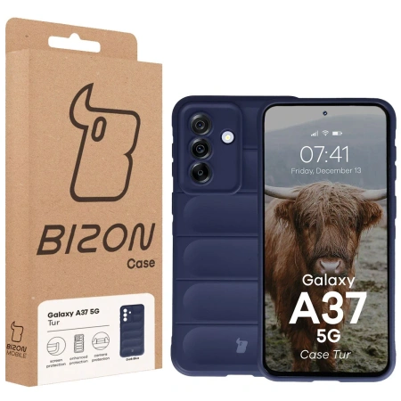 Pancerne etui Bizon Case Tur do Galaxy A37 5G, granatowe