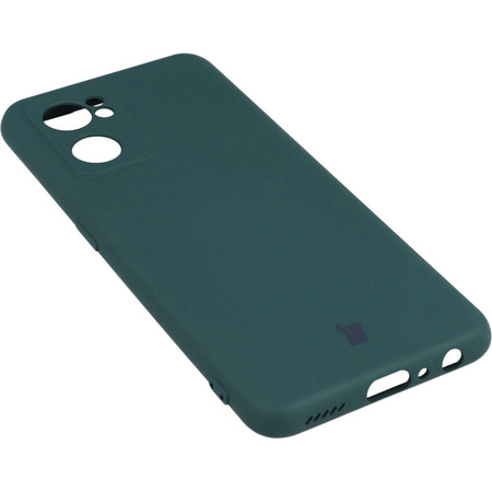 Etui Bizon Case Silicone do Oppo Reno 7 5G, ciemnozielone