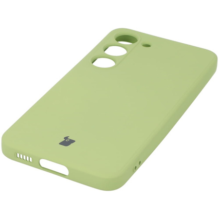 Etui Bizon Case Silicone Sq do Galaxy S23, jasnozielone