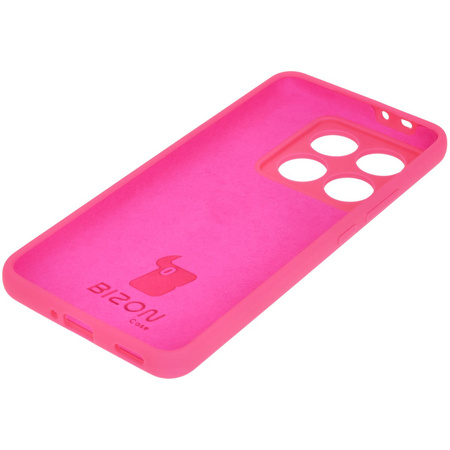 Silikonowe etui Bizon Soft Case do Xiaomi 14T Pro, neonowo-różowe