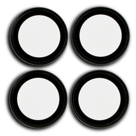 Szkło hartowane na aparat Bizon Glass Snap Lens do Xiaomi 14T Pro, 1 zestaw, czarna ramka