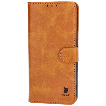 Etui z klapką Bizon Case Pocket do Galaxy M34 5G, brązowe