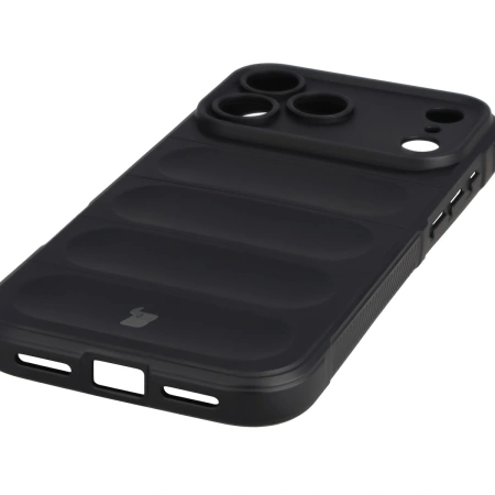 Pancerne etui Bizon Case Tur do iPhone 17 Pro Max, czarne