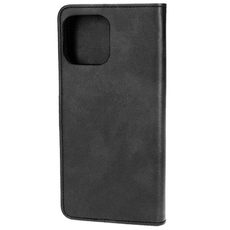 Etui z klapką Bizon Case Pocket do iPhone 13 Pro Max, czarne