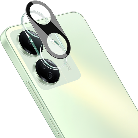 Szkło na aparat Bizon Glass Silk Lens do Redmi 13C/Poco C65, 2 sztuki