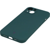 Etui Bizon Case Silicone do iPhone 13, ciemnozielone