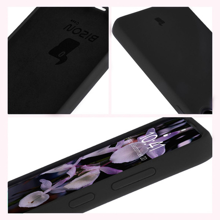 Silikonowe etui Bizon Soft Case do Galaxy S24 Plus, czarne