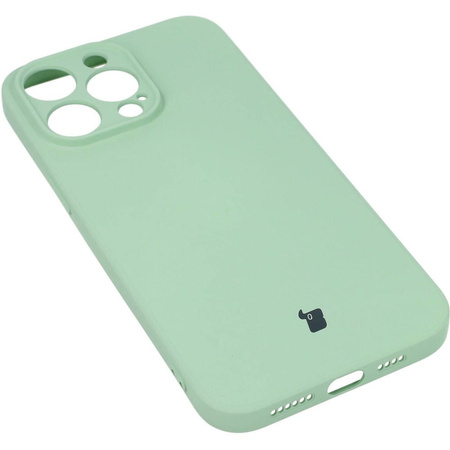 Etui Bizon Case Silicone do iPhone 14 Pro Max, turkusowe