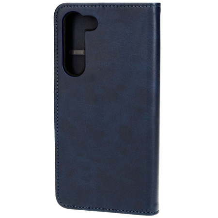 Etui z klapką Bizon Case Pocket do Galaxy S23 Plus, granatowe