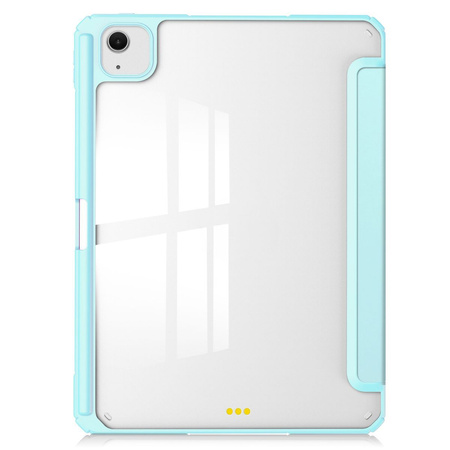 Etui Bizon Case Tab Clear Matt do iPad Air 13" 2024, błękitne