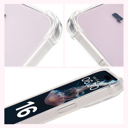 Elastyczne etui Bizon Case Salpa do iPhone 16, przezroczyste
