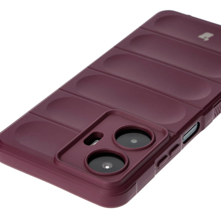 Pancerne etui Bizon Case Tur do Realme C55, burgundowe