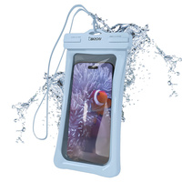 Etui wodoszczelne Bizon Case Hydrofloat, jasnoniebieskie