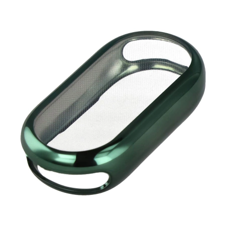 Etui z osłoną ekranu Bizon Case Watch Felipe do Xiaomi Smart Band 10, zielone