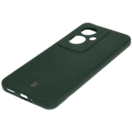 Silikonowe etui Bizon Soft Case do Oppo Reno11 F 5G, ciemnozielone