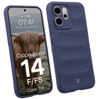 Pancerne etui Bizon Case Tur do Oppo Reno 14 F / 14 FS, granatowe