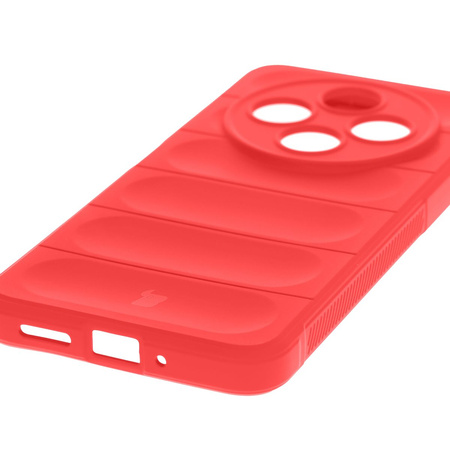 Pancerne etui Bizon Case Tur do Xiaomi Redmi 14C 4G / POCO C75, czerwone