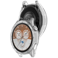 Etui z osłoną ekranu Bizon Case Watch Felipe do Huawei Watch GT6 46 mm, przezroczyste