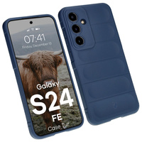 Pancerne etui Bizon Case Tur do Galaxy S24 FE, granatowe