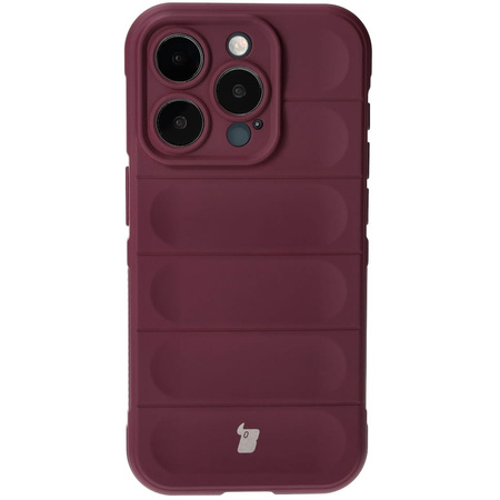 Pancerne etui Bizon Case Tur do iPhone 15 Pro, ciemnofioletowe