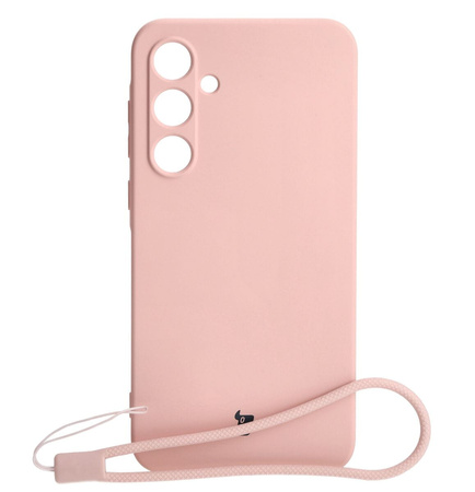 Etui Bizon Case Silicone do Galaxy A35 5G, jasnoróżowe