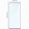 Szkło hartowane Bizon Glass Edge 2 do Xiaomi Redmi Note 14 / Poco M7 Pro 5G, czarna ramka
