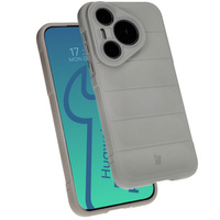 Pancerne etui Bizon Case Tur do Huawei Pura 70 Pro / Pro+, jasnoszare