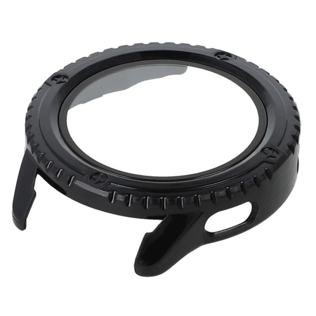 Etui Bizon Case Watch Adamo do Xiaomi Watch S3 47 mm, czarne