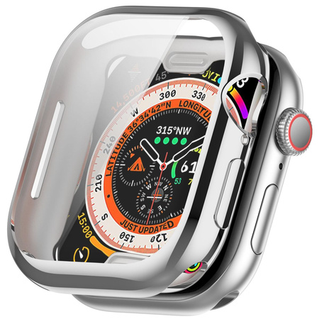 Etui Bizon Case Watch Felipe do Apple Watch 10 (42mm), srebrne
