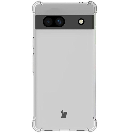 Etui + 2x szkło + obiektyw Bizon Case Clear Pack do Google Pixel 7A, przezroczyste