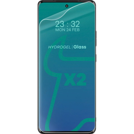 Folia hydrożelowa na ekran Bizon Glass Hydrogel dla Motorola Edge 30 Fusion, 2 sztuki