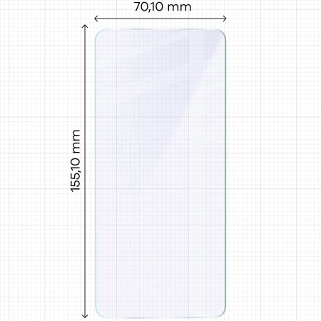 Elastyczne szkło hybrydowe Bizon Glass Mule do Xiaomi Poco X7 Pro