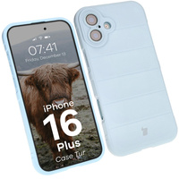 Pancerne etui Bizon Case Tur do iPhone 16 Plus, jasnoniebieskie