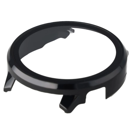 Etui ze szkłem do zegarka Bizon Case Watch Adamo do Garmin Venu 4 45 mm, czarne